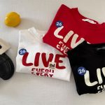 【90-150cm】半袖Tシャツ キッズ服 パッチワーク ロゴプリント - 画像 (6)