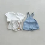 【73-100cm】サロペット  ベビー ポケット付き デニム - 画像 (6)
