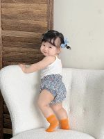 【66-100cm】ショートパンツ ベビー 韓国風 小花柄 - 画像 (4)