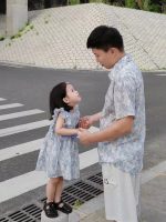 【80-150cm+親サイズ】ワンピースorシャツ 親子ペア リボン付き ファッション - 画像 (12)