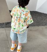 【80-150cm+親サイズ】ワンピースorトップス 親子ペア ビーチ ナチュラル - 画像 (10)