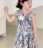 【80-150cm+親サイズ】ワンピースorトップス 親子ペア フラワー おしゃれ - 画像 (15)