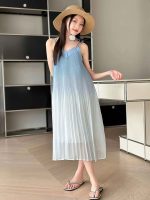 【80-150cm+親サイズ】ワンピースorトップス 親子ペア グラデーション ビーチ - 画像 (13)