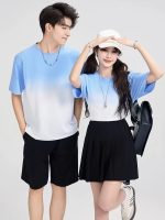 【80-150cm+親サイズ】ワンピースorトップス 親子ペア グラデーション ビーチ - 画像 (5)