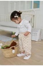 【80-130cm】パンツ ベビー ハートor小花柄 虫除け - 画像 (20)