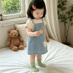 【73-120cm】ワンピース or シャツ ベビー ハート デニム - 画像 (21)