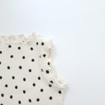 【73-100cm】ベストORサロペット 可愛い ドット柄 ベビー服 - 画像 (8)