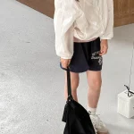 【80-130cm】ショートパンツ 女の子 バイカラー カジュアル - 画像 (24)