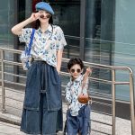 【80-150cm+親サイズ】シャツ 親子ペア ゆったり レトロ - 画像 (8)