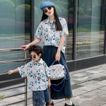 【80-150cm+親サイズ】シャツ 親子ペア ゆったり レトロ - 画像 (9)