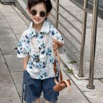 【80-150cm+親サイズ】シャツ 親子ペア ゆったり レトロ - 画像 (12)