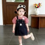 【73-120cm】ワンピース ベビー ウサギ デニム - 画像 (3)