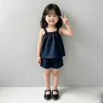 【70-120cm】キャミセットアップ ベビー 韓国風 シンプル - 画像 (11)