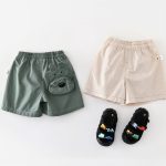 【73-100cm】ショートパンツ ベビー クマ カートゥーン