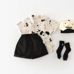 【73-100cm】セットアップ ベビー ペット柄 かわいい - 画像 (6)