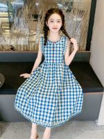 【66-150cm+親サイズ】ワンピース 親子ペア チェック柄 折り襟 - 画像 (3)