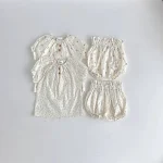 【73-100cm】セットアップ ベビー 韓国風 小花柄 - 画像 (11)