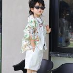 【80-150cm+親サイズ】シャツorショートパンツ 親子ペア ゆったり プリント - 画像 (8)