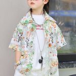 【80-150cm+親サイズ】シャツorショートパンツ 親子ペア ゆったり プリント - 画像 (9)