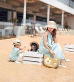 【80-150cm+親サイズ】シャツorワンピースorショートパンツ 親子ペア 無地 シンプル - 画像 (4)