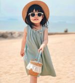 【80-150cm+親サイズ】シャツorワンピースorショートパンツ 親子ペア 無地 シンプル - 画像 (10)