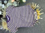 【90-150cm+親サイズ】ワンピースorセットアップorTシャツ 親子ペア ボーダー柄 シンプル - 画像 (7)