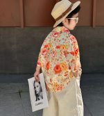 【80-150cm+親サイズ】シャツorスカートorショートパンツ 親子ペア 花柄 ファッション - 画像 (10)