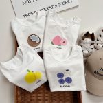 【66-90cm】Tシャツorショートパンツ ベビー フルーツロゴ 格子柄 - 画像 (13)