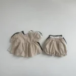 【73-100cm】セットアップ ベビー 韓国風 シンプル - 画像 (2)