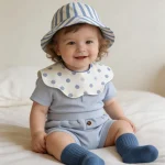 【73-100cm】セットアップ ベビー ナチュラル リブシンプル - 画像 (6)
