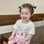 【73-120cm】セットアップ ベビー 女の子 カートゥーンプリント - 画像 (3)