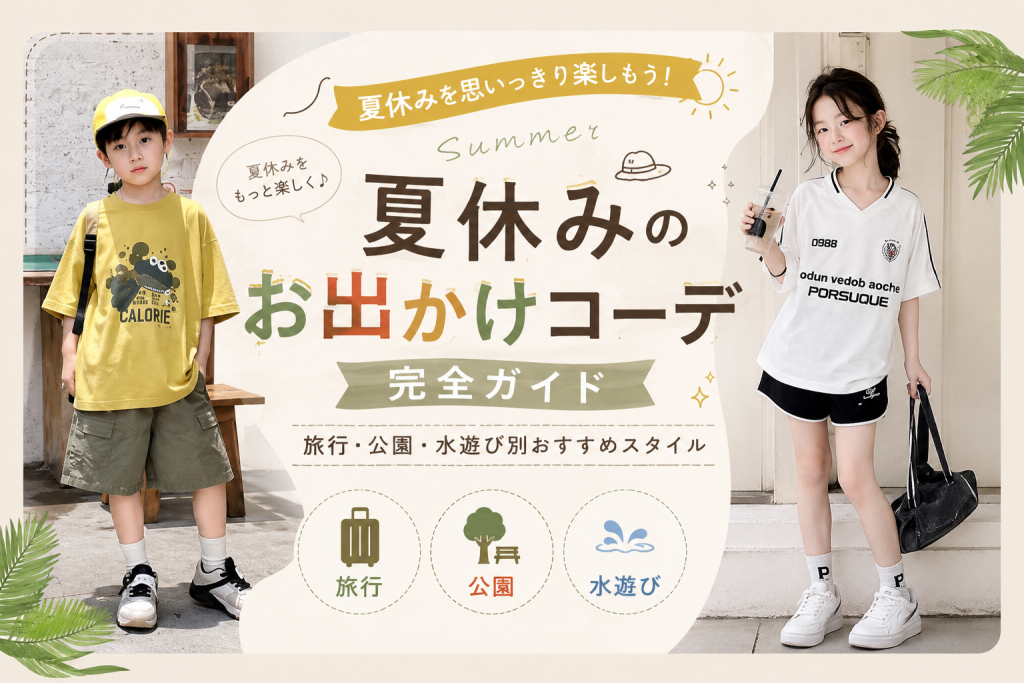 夏休みのお出かけコーデガイド