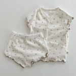 【73-100cm】セットアップ ベビー 韓国風 ストレッチで快適 - 画像 (7)