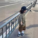 【80-150cm+親サイズ】シャツorショートパンツ 親子ペア 花柄 レトロ - 画像 (5)