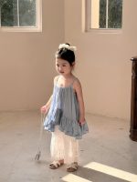 【90-140cm】トップスorパンツ 女の子 キャミソール 透かし - 画像 (3)