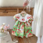 【80-130cm】ワンピース 女の子 刺繍 スウィート かわいい - 画像 (7)