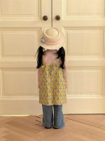 【90-140cm】ワンピースorパンツ 女の子 キャミソール プリント - 画像 (6)