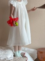 【90-150cm】ワンピース 女の子 フリルスリーブ 韓国風 - 画像 (6)