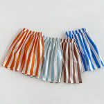 【80-130cm】パンツ 男の子 ストライプ カジュアル - 画像 (2)