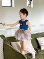 【90-140cm】ベストorスカート 女の子 チュール ドーパミン風 - 画像 (6)