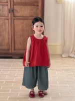 【90-140cm】トップスorパンツ 女の子 ゆったり 韓国風 - 画像 (3)