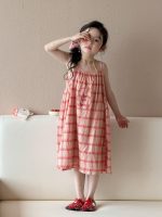 【90-150cm】ワンピース 女の子 チェック スウィート - 画像 (2)