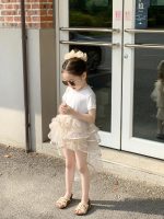 【90-140cm】トップスorスカート 女の子 チュール トレーン - 画像 (4)