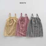 【73-120cm】ワンピース ベビー チェック柄 レトロ - 画像 (2)