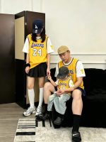 【80-150cm+親サイズ】半袖Tシャツ 親子ペア スポーティ カジュアル - 画像 (2)