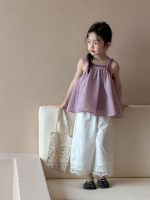 【90-150cm】トップスorパンツ 女の子 無地 スウィート - 画像 (6)