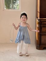 【90-140cm】トップスorパンツ 女の子 キャミソール 透かし - 画像 (4)
