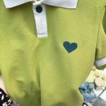 【80-150cm+親サイズ】トップスorワンピースorショートパンツ 親子ペア 折り襟 おしゃれ - 画像 (8)
