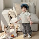 【66-90cm】トップスorパンツ ベビー チェック柄 かわいい - 画像 (2)
