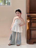 【90-140cm】トップスorパンツ 女の子 チューブトップ おしゃれ - 画像 (2)